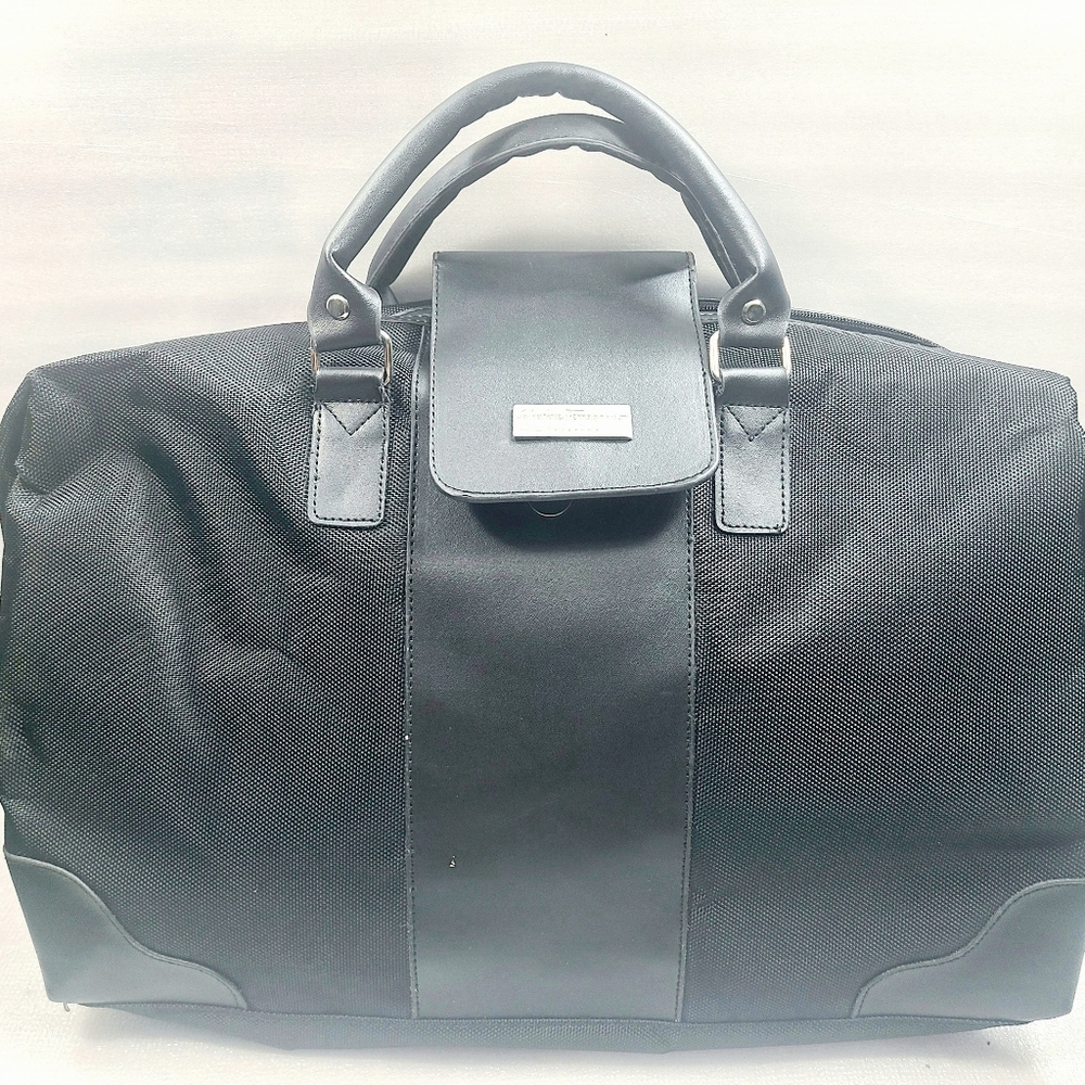 Salvatore Fearrangamo Parfums Canvas Leather Bag